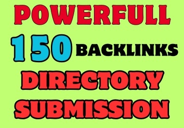 Manually 150 Directory SEO Backlinks To Ranking Website On Google