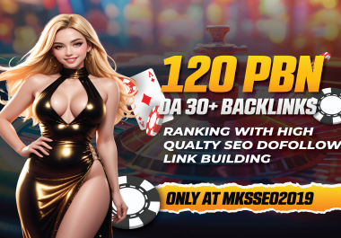 Supercharge Your Website's Ranking with 120 High-DA 30+ PBN Backlinks - Order Now