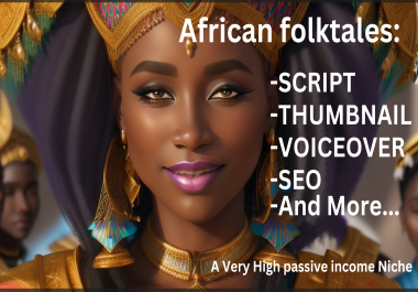 I will make African Folktales Movie for high passive income