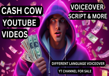 I will create Faceless YT, Cash Cow YT Videos, Faceless Videos
