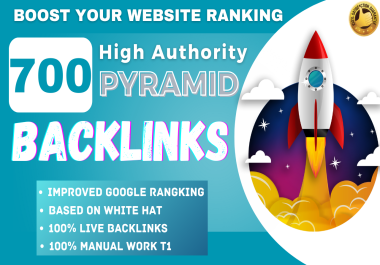 All In One 700+ Links Pyramid Safe SEO BackIinks for boost your Top Ranking With our offer