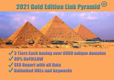 2021 special Gold edition 3 tiers link pyramid