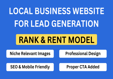 GET THE LOCAL LEAD GENERATION WEBSITE FOR YOU - Rank & Rent Website