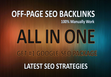 All In One Manual 200+ SEO Link Building Service