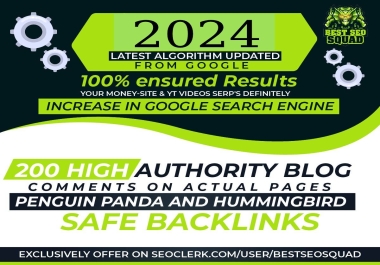 Manually Create 200 Blog Comments High Quality Dofollow Backlinks