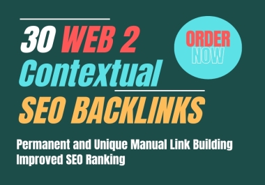 30 web 2 SEO Backlink for your Website ranking