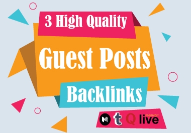 Guest post on top 3 websites for improved SEO backlink