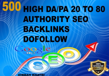 High quality DA/PA 20 to 90 blogcomment Seo backlink google rank site