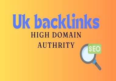 I will do 30 uk backlinks with high domain authority 