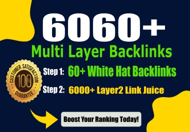 6060+ Multi-Layer Backlink Service