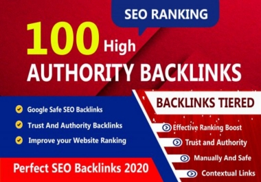 Boost Rankings with 100 Unique High Authority Backlinks PA DA TF CF Up to 100