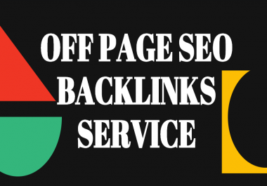 I will do off page SEO link building service