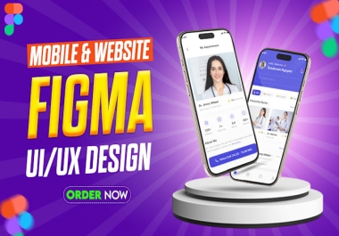 I will do mobile app ui ux design,  website design,  ui ux design,  figma ui ux design