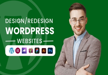 I will build wordpress website development, business website or wordpress blog website