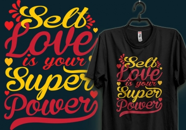 I will do retro typography tshirt design