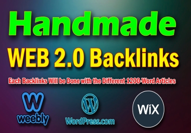 Boost Your SEO with 20 Handmade WEB 2.0 Backlinks & Unique Articles