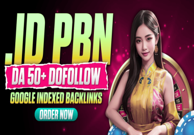 Powerful Indonesian .ID Domains 10 PBN links - Homepage Placement - HIGH DA PA Blog Posts - PBN Link