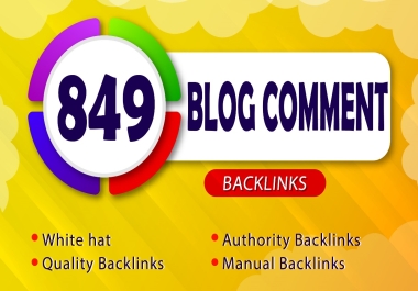 849 DA 90-30+ & TF 20+ on Manually Submit Actual Page Blog Comments