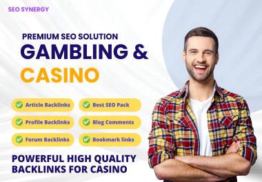 Boost Casino SEO High-Quality Backlinks,  No PBN