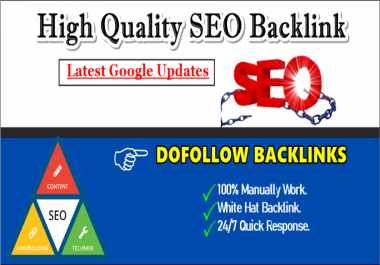 Professionally Create 50 SEO Backlink Manual Link Building