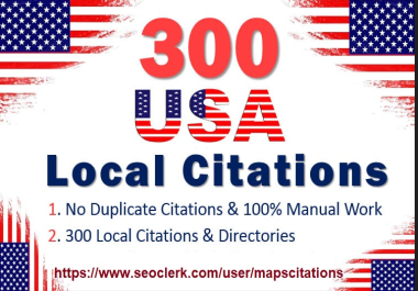 300 Top USA Best Local Citations Top sites