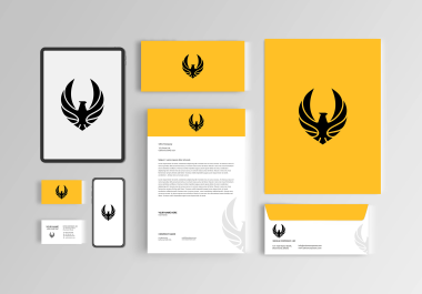 I will design professional logo business card letterhead stationery