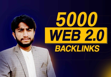 5000 Web 2.0 Backlinks Contextual SEO Backlinks Dofollow Backlinks- High DA60+