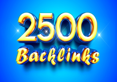 2500 Dofollow SEO Backlinks Contextual Web 2.0 Backlinks - High DA50+