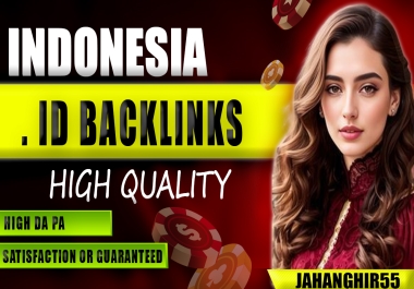 I will provide 5 indonesian. id Contextual dofollow backlinks