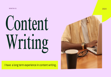 I have a long term experience in content writing . I have worked as a content writer in a website