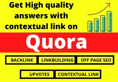 Promote your website with 20 HQ Quora answer 