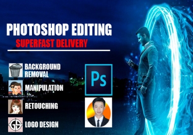 I will do professional photoshop editing and next order is free 1 time