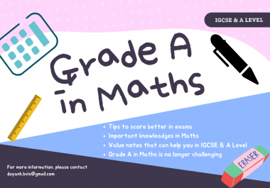 Notes for Maths or business or Chemistry exams IGCSE / As Level