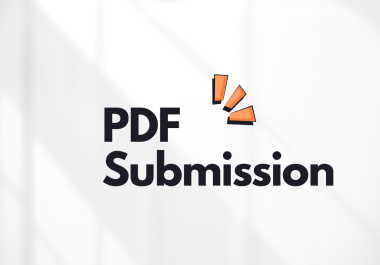 I Will Do PDF Submission Manually on 40 Document Sharing Sites