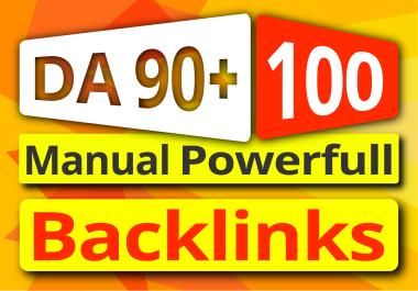 100 High Domain Authority MOZ DA 90+ Dofollow SEO Profile Backlinks