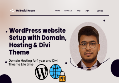 WordPress Website install and Setup 