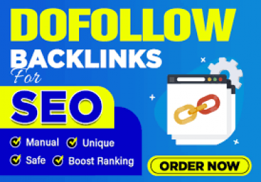 I will make high qualities dofollow backlinks for off page SEO