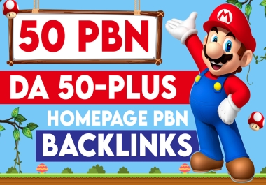 Super Mario Offer 50 Premium BACKLINKS DA/PA 70-50 Google Smasher Links