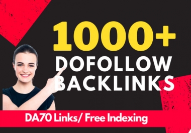 I will high quality contextual SEO dofollow backlinks service