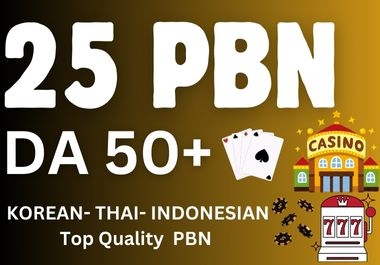 I will manually post 25 pbn on high quality sites