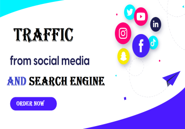 15k+ Web Traffic from Social Media & Search Engine for 7 Days