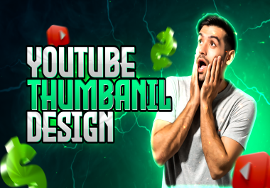 I will design viral,  catchy youtube thumbnail and banner