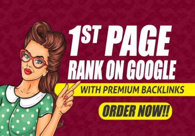 Rank you First Page in google with my SEO Backlinks