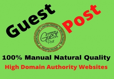 10 Guest Post 10 Different Websites DA70+ Push your site Google 1st Page