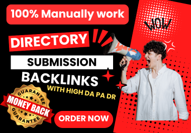 Linkbuilding High authority 120 Directory submission seo backlinks increase website google ranking