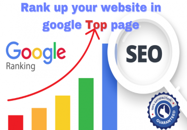 RANK your Site on Google Top Page with Guaranteed OFFER