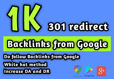 1500 Google Redirect Backlinks