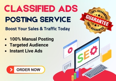 I will post 50 classified ads on top classified sites to promote your website