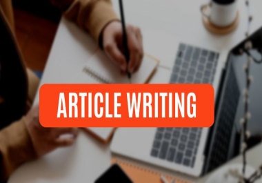 Expert Article Writing Services with 500+ words - Engage Your Audience with Compelling Content