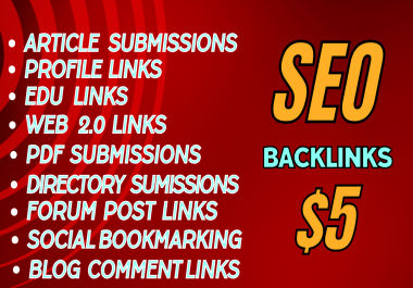 I will create 240 high aurthority seo backlinks manually for ranking